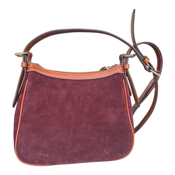 Dooney & Bourke Suede Small Presley Crossbody Wine BSUED2346 WNTN New Purse - Picture 5 of 8